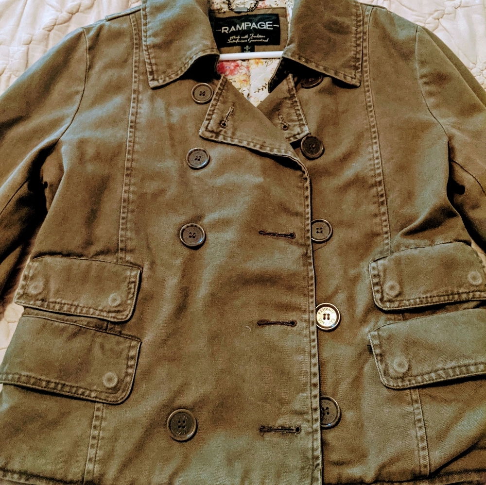 Rampage Double Breasted Pea Coat